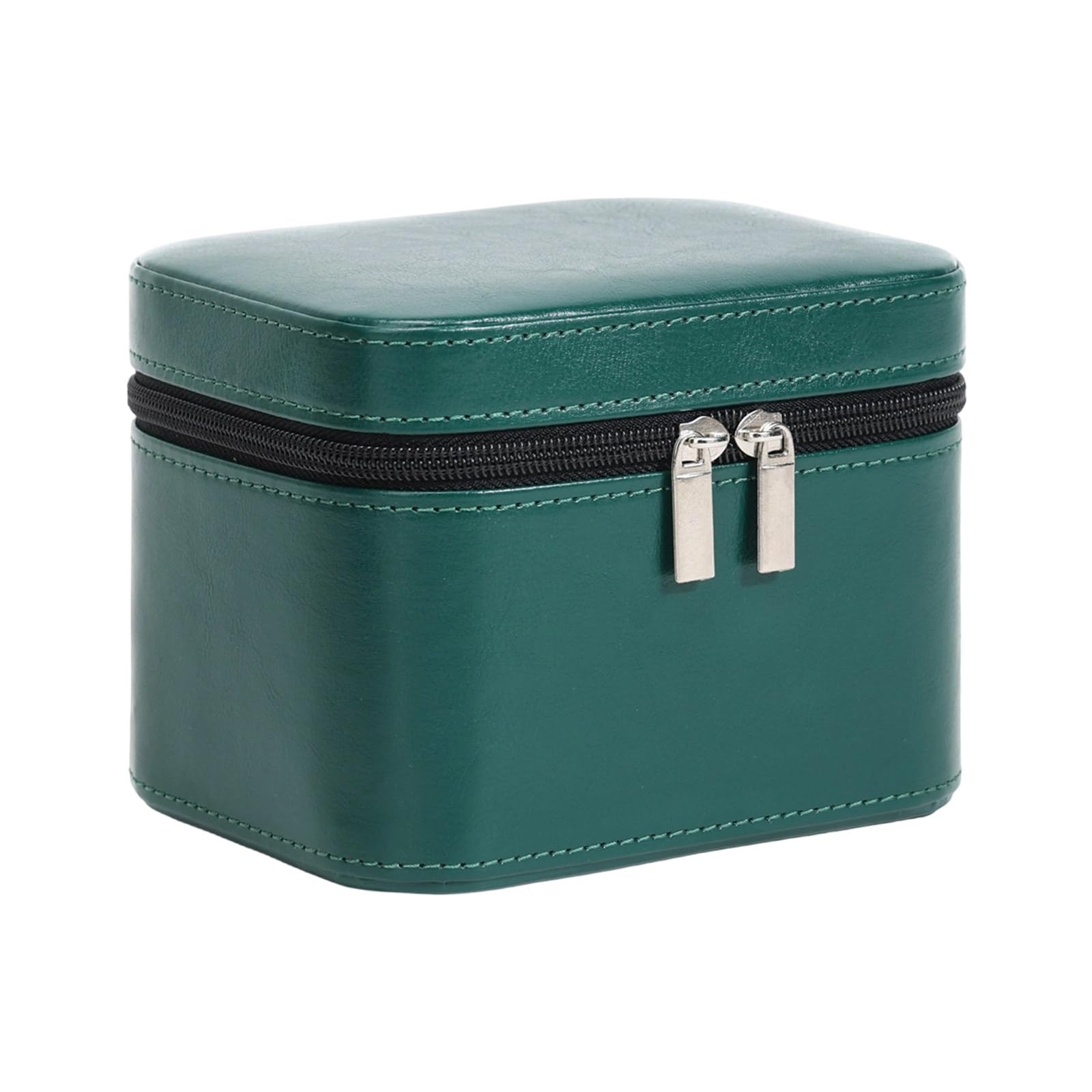 WLNEXT PU Exterior Water Resistant Travel Organiser with Soft Interior Multiple Compartments Storage Solution Portable Jewelry Organiser