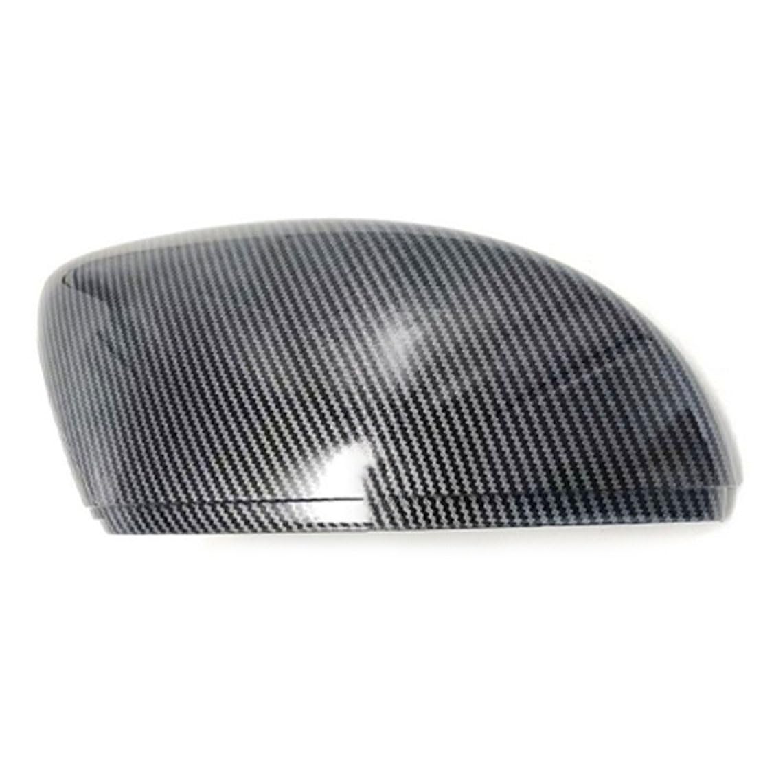 MSMDG Car wing mirror cover,Compatible with Volkswagen Jetta MK7 Sagitar Magotan Passat B7,Auto Parts,carbon fibre on the left