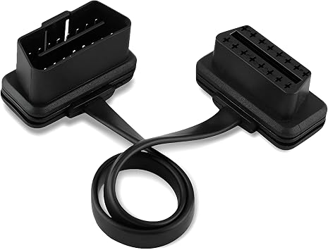 OBD-II Extension Cable for Emergency Warning Strobe Light Flasher - Plug & Play OBD-II Extension Cable for Flexible Installation - Provides Extended Reach