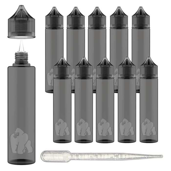 Buy Chubby Gorilla LDPE PET Plastic Unicorn Squeeze Bottle 60ml (10