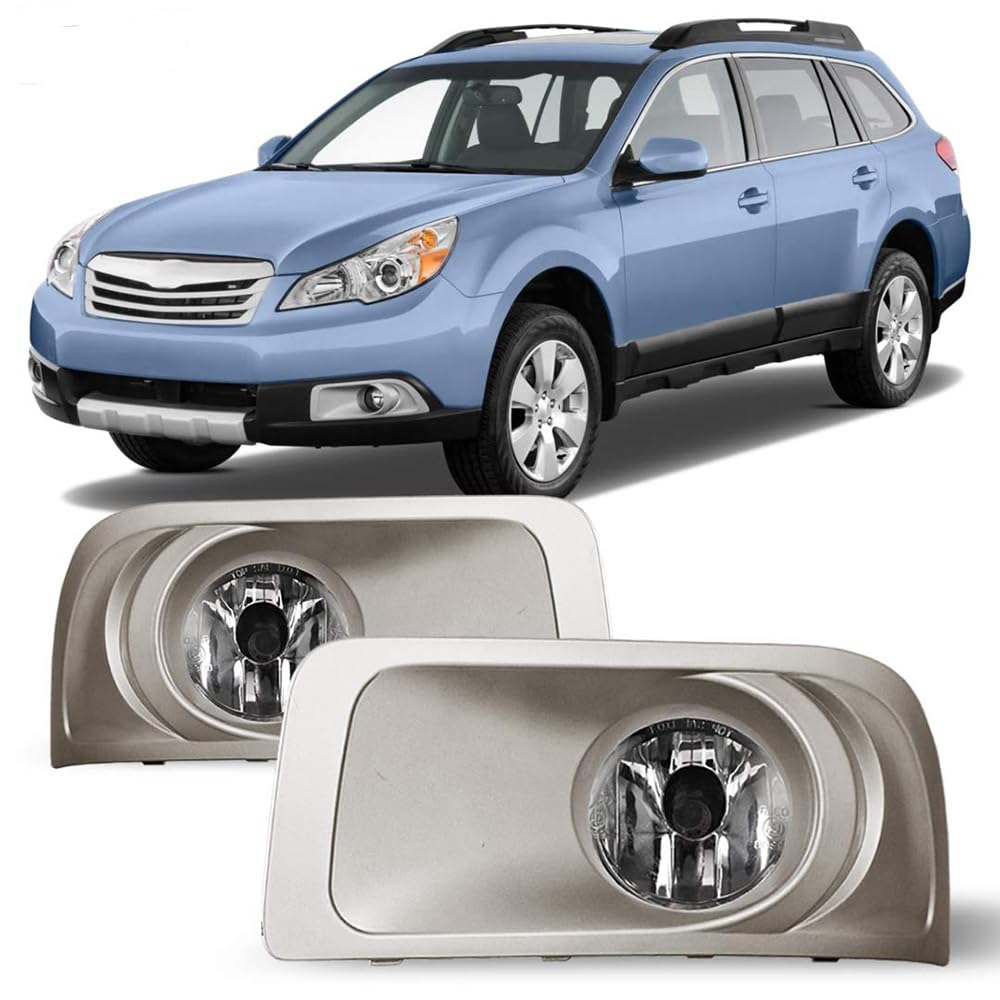 Winjet Compatible with [2010 2011 2012 Subaru Outback] Driving Fog Lights + Switch + Wiring Kit
