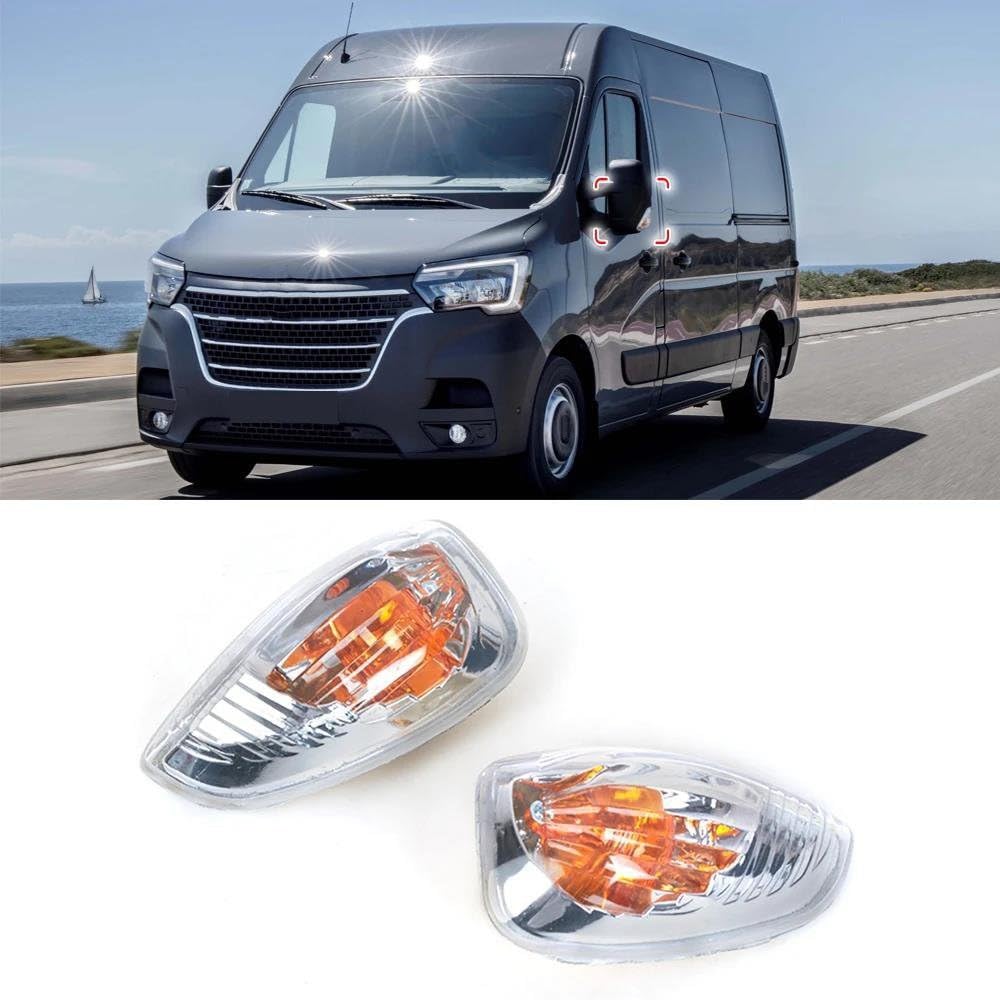 Kierunkowskaz do Opel do Movano B 2010 2011 2012 2013 2014 2015 2016 2017 2018 lampa kierunkowskazu bocznego lusterka bez żarówki samochodowe zespoły kierunkowskazów