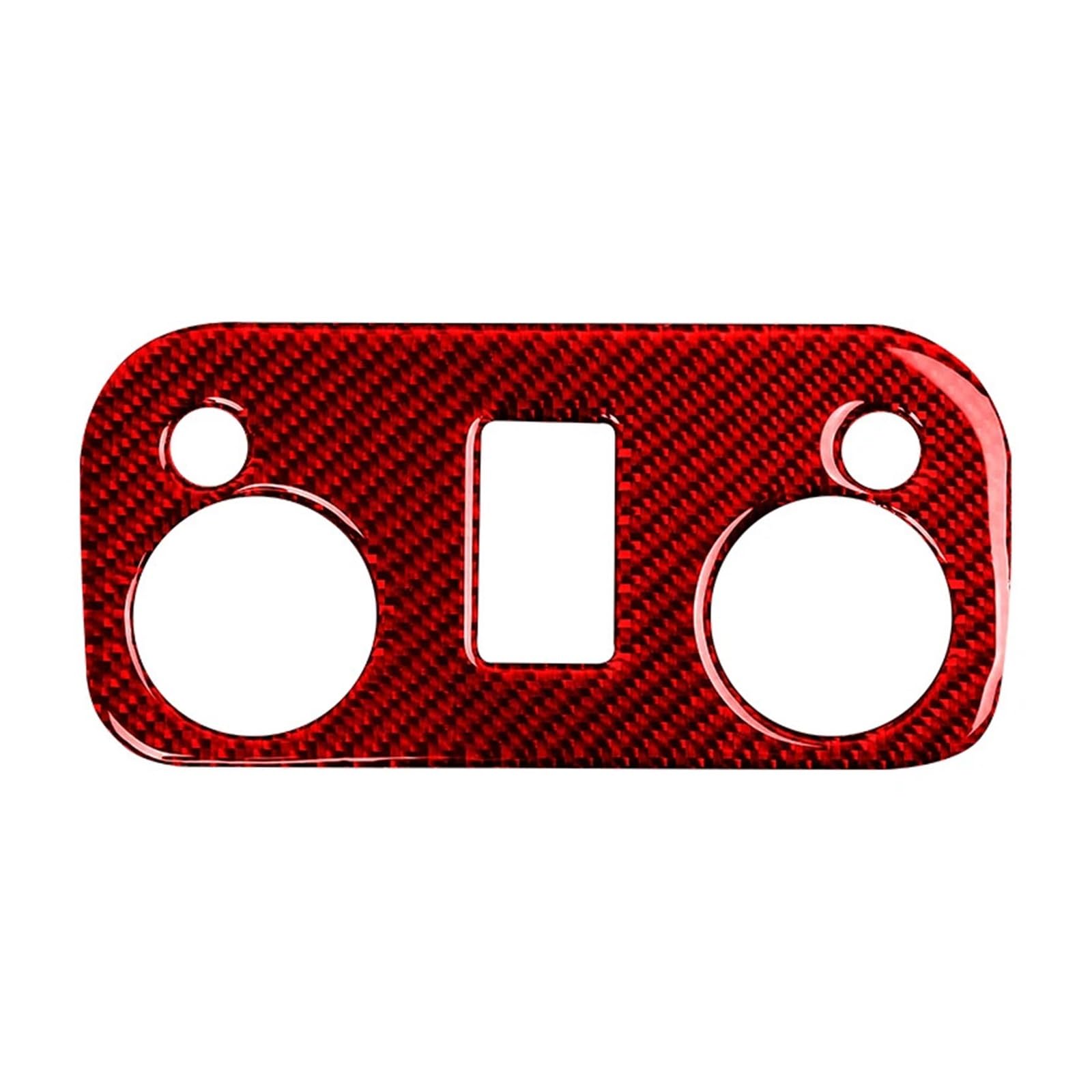 THXZINGLWG Compatible for Mustang GT 2015-2021 Accessories Carbon Fiber Interior Car Roof Reading Light Panel Sticker Cover Trim Decorative Frame(TYPE1)