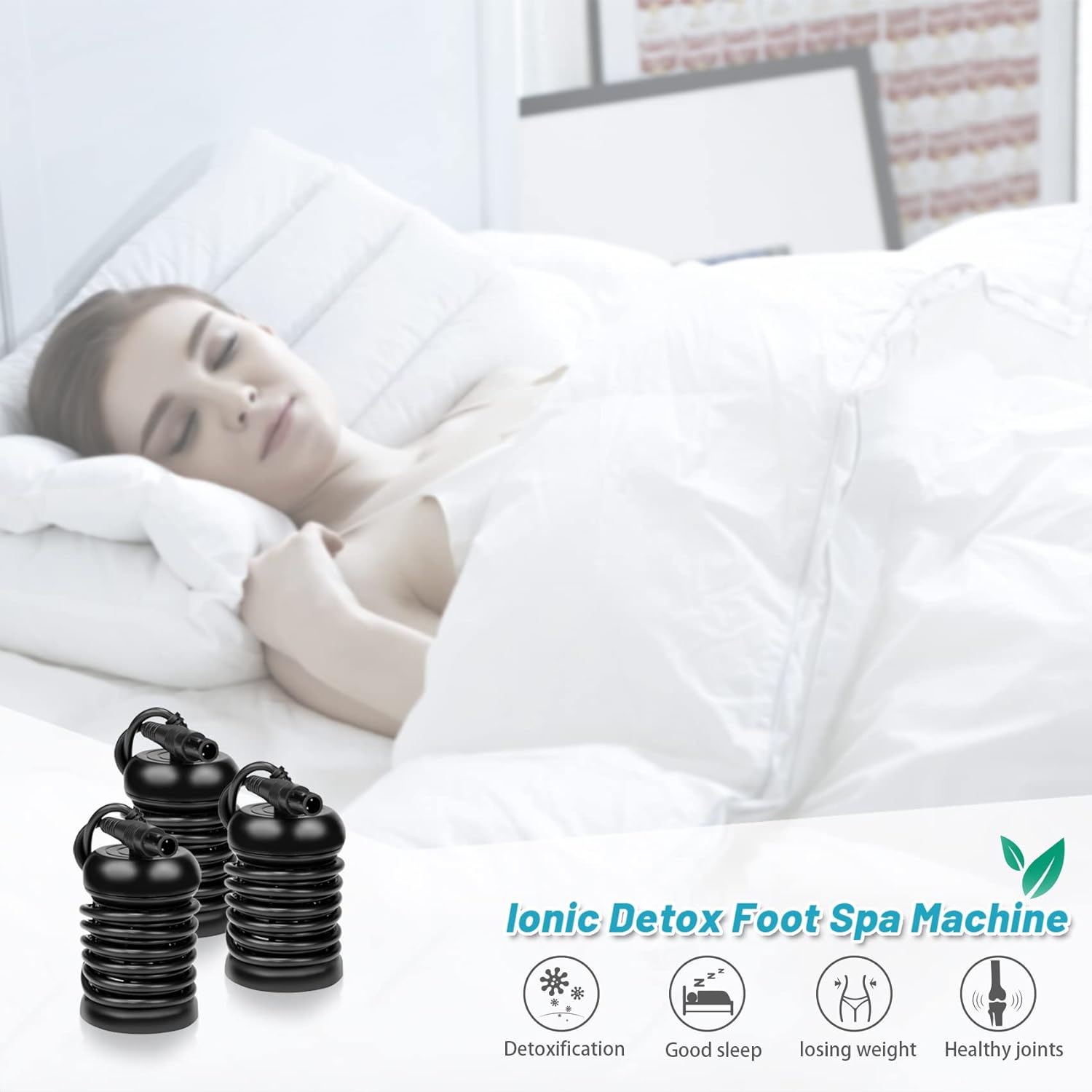 4 Pack Arrays for Ionic Detox Machine, 2 Pin Replacement Arrays for Detox Cleanse Machine-Black : Health & Household