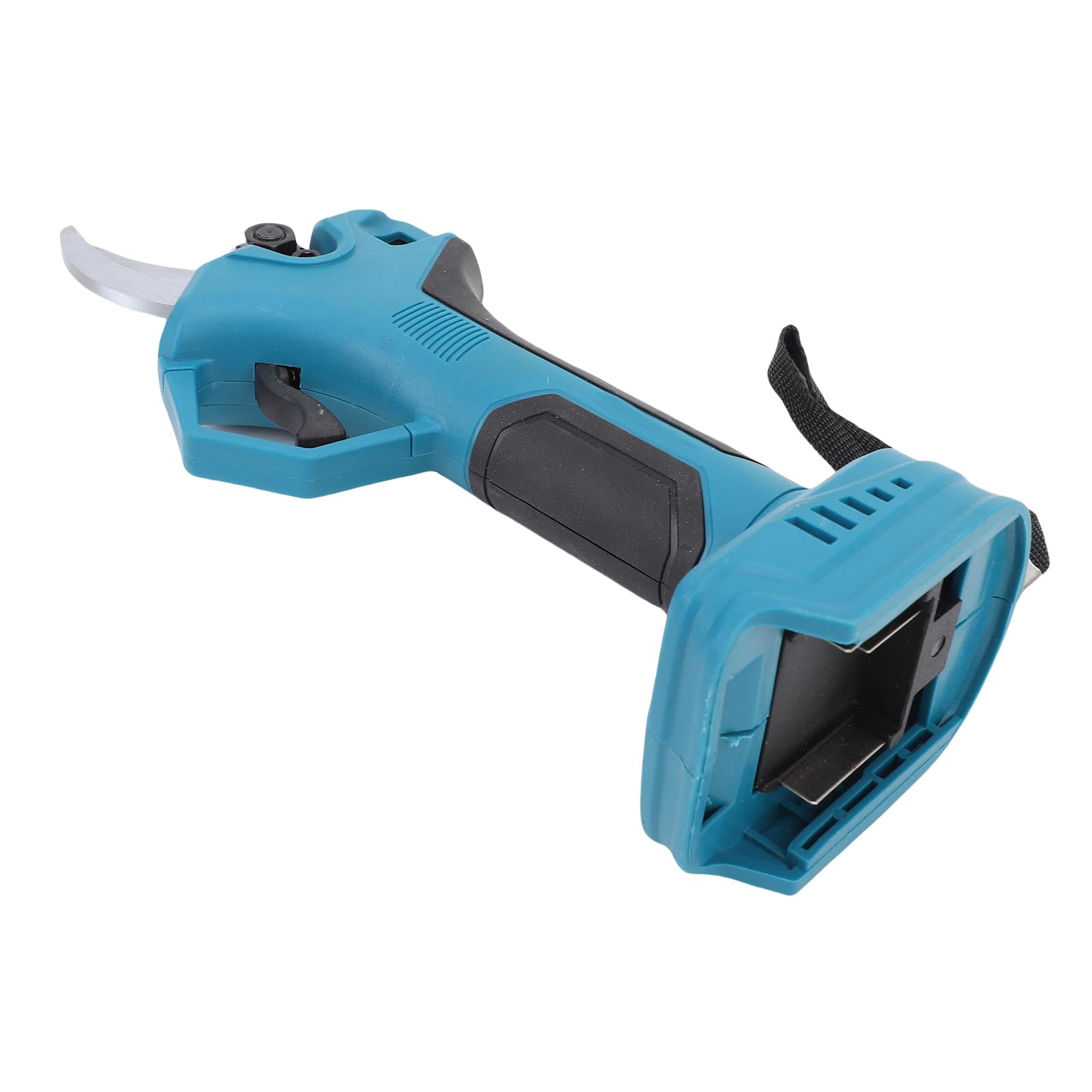 Tbest Blaue Elektrische Astschere, 30 Mm Schnittdurchmesser, Sk5-Klingen, Kabellos, Wiederaufladbar, Astschere mit Digitalanzeige für den Garten- und Landschaftsbau, Bürstenloser Motor