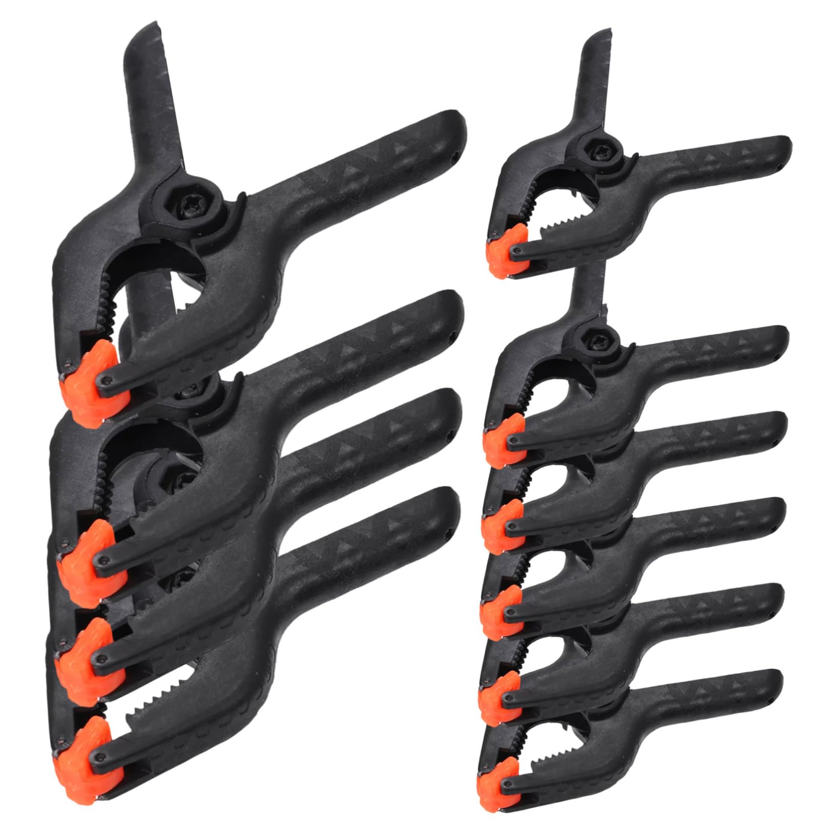 NAMOARLY Heavy Duty Clamps for Woodworking 10 Pack Plastic Spring Clamps for Diy Projects Photo
