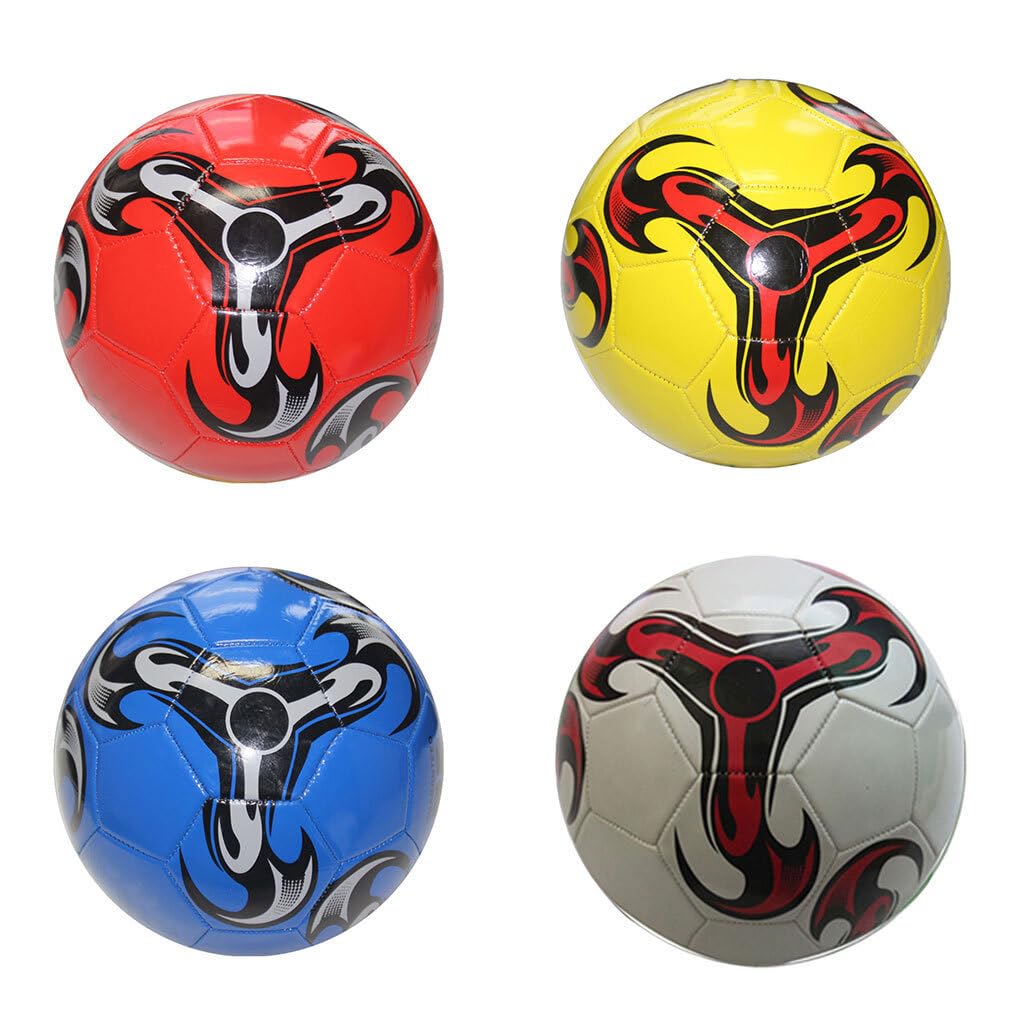 5 Set di Palloni da calcio realizzati in PVC ad ampia applicazione durevoli e inodori per il calcio Calcio sportivo a prova di esplosione della scuola media 1 Blu