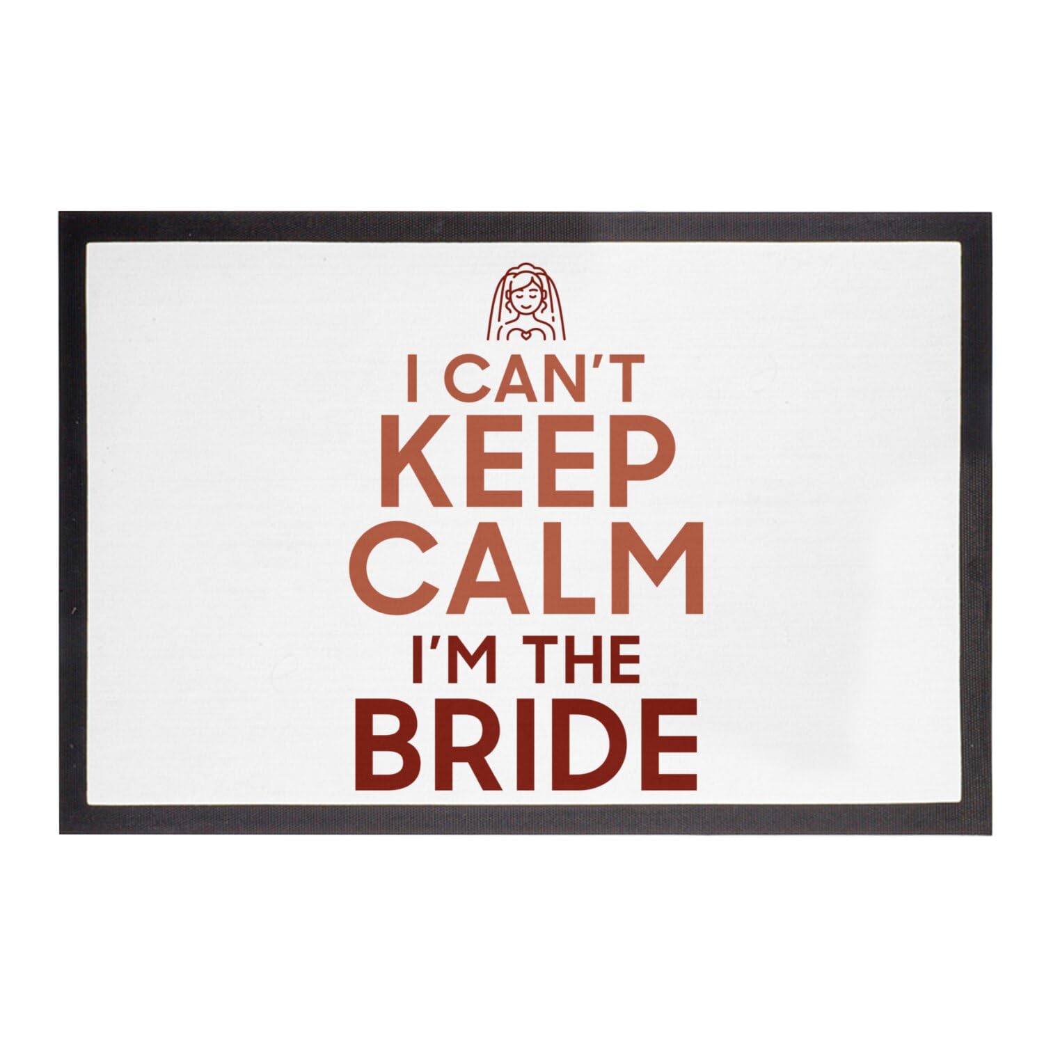 Paillasson de la mariée I Can't Keep Calm Angleterre pour immortaliser votre grand jour