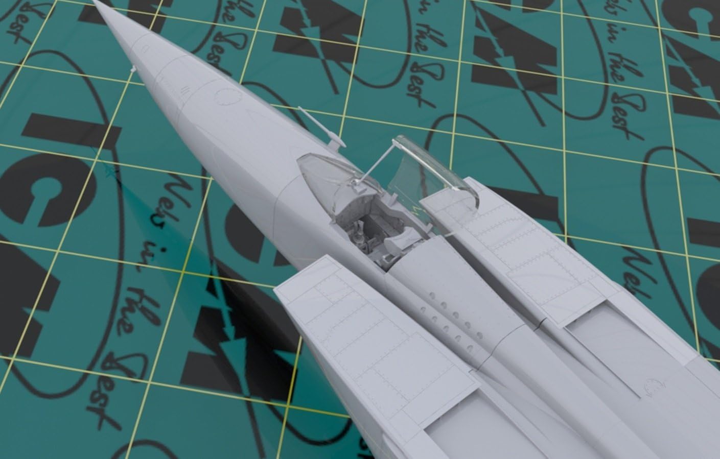 ICM 48904 1/48 Soviet Air Force Mig MIG-25 RBF Plastic Model