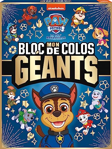 Pat' Patrouille - Mon bloc de colos géants (éd. n°1): Grand bloc de coloriage