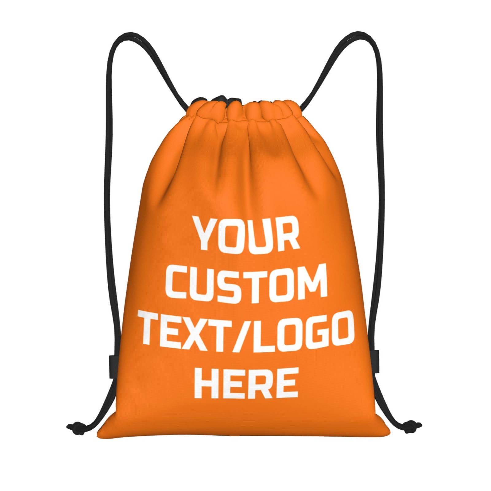 Tingwei Personalised Backpack Custom Drawstring Bag Add Logo/Text Sports Bag, Sport Bag for Men and Women, Waterproof Drawstring Bag, Swimming Bag, ideal for Travel, Sports, and Fitness