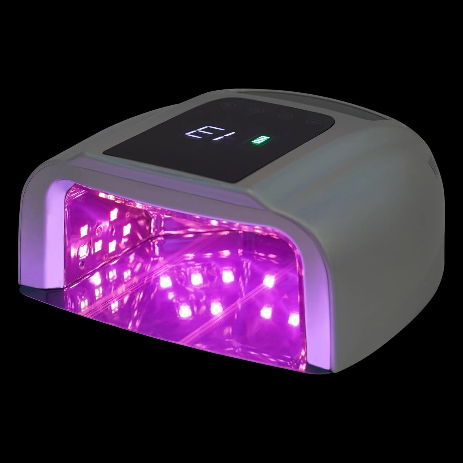 Lampa UV do paznokci, Lampa do paznokci LED 96 W z podwójnym światłem, suszarka do paznokci, profesjonalna lampa UV do paznokci z wyświetlaczem LCD i 4 ustawieniami timera