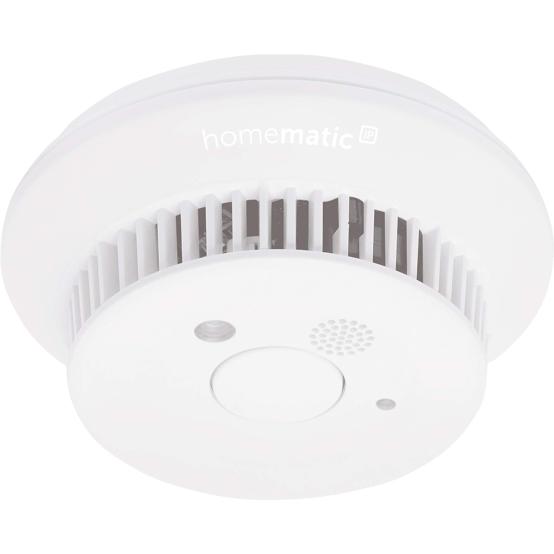 Homematic IP Smart Home 3er-Set Rauchwarnmelder mit Q-Label, Rauchmelder alarmiert lokal über die Sirene und per Push-Benachrichtigung in der Smartphone-App, integrierte LED-Notbeleuchtung