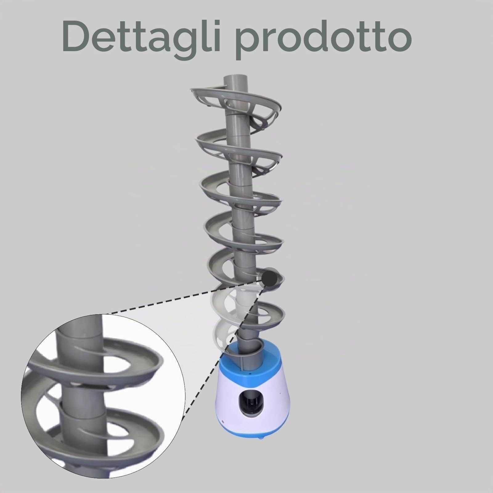 Baoblaze Robot da Pong, Macchina da addestramento per Lancio Automatico di Palline da Pong Portatile, Giocattolo per l'intrattenimento dei Bambini