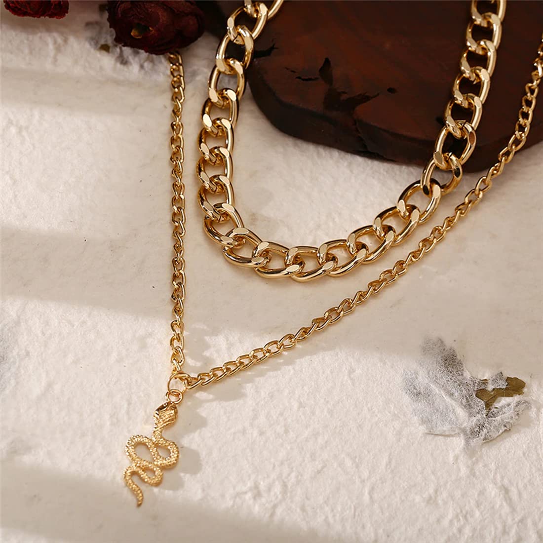 Snake Layered Necklace
