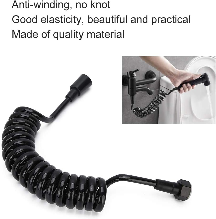 Handheld Bidet Sprayer Tube, Flexible Anti Bidet Shower Hose, Household Bathroom Toilet Sprayer Attachment, Stretchable up to 2 Meters for Water Plumbing Toilet Bidet Sprayer