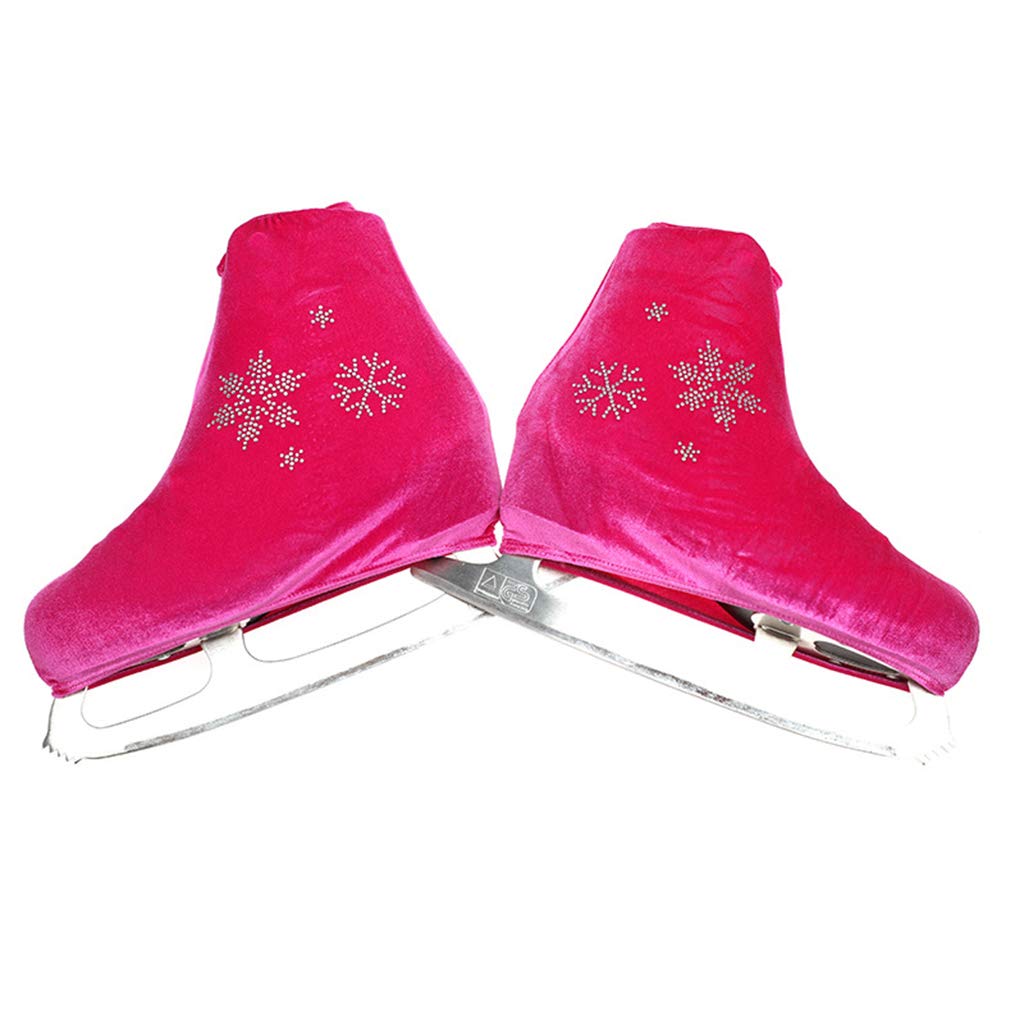 perfk 2 PCS Copertura a Rotelle, Pattinaggio Accessori, Rosso Rosa-S