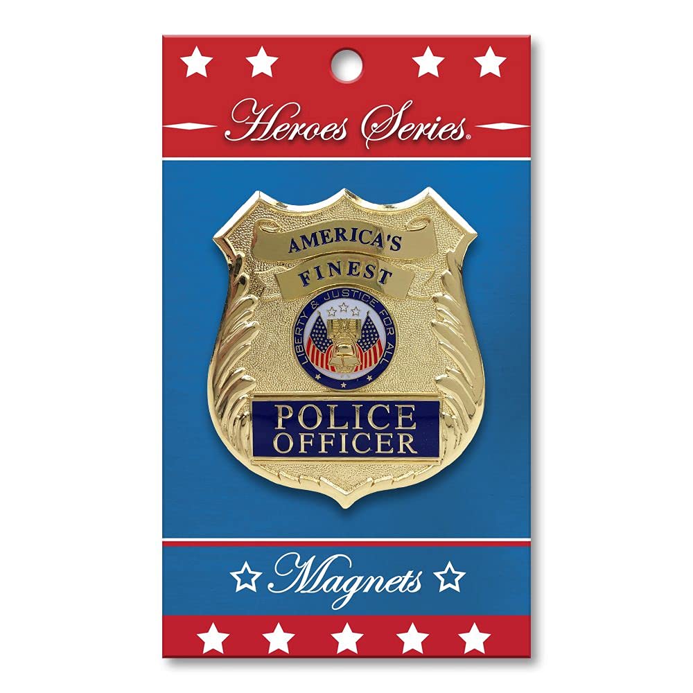 Médaillon de police 7,6 cm grand format insigne de collection Heroes Series