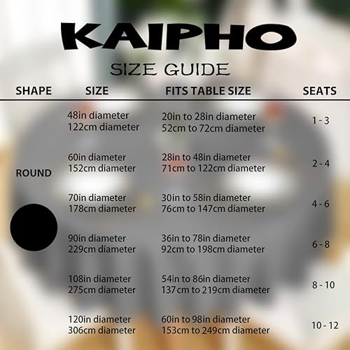 Miniatura 6 de Mantel redondo gris impermeable, resistente a las manchas, sin arrugas, mantel de poliéster gris, lavable, lavable, para fiestas, banquetes, bodas,