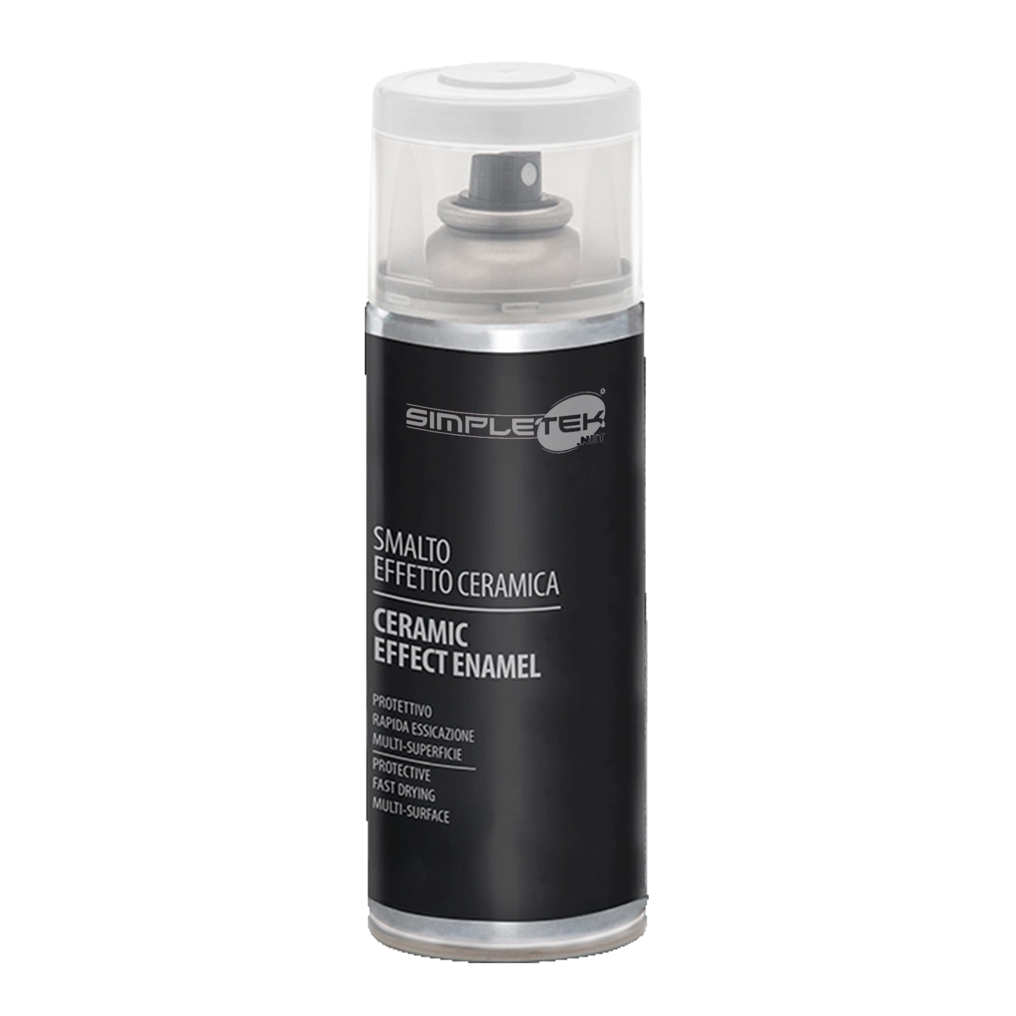 SIMPLETEK 12 x puszki w sprayu, lakier do paznokci, efekt ceramiczny, biała porcelana, do grzejników łazienkowych, toalety, 400 ml V400POR (zestaw 12 sztuk)