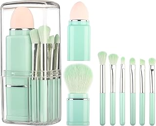 Juego de brochas de maquillaje retráctiles po...
