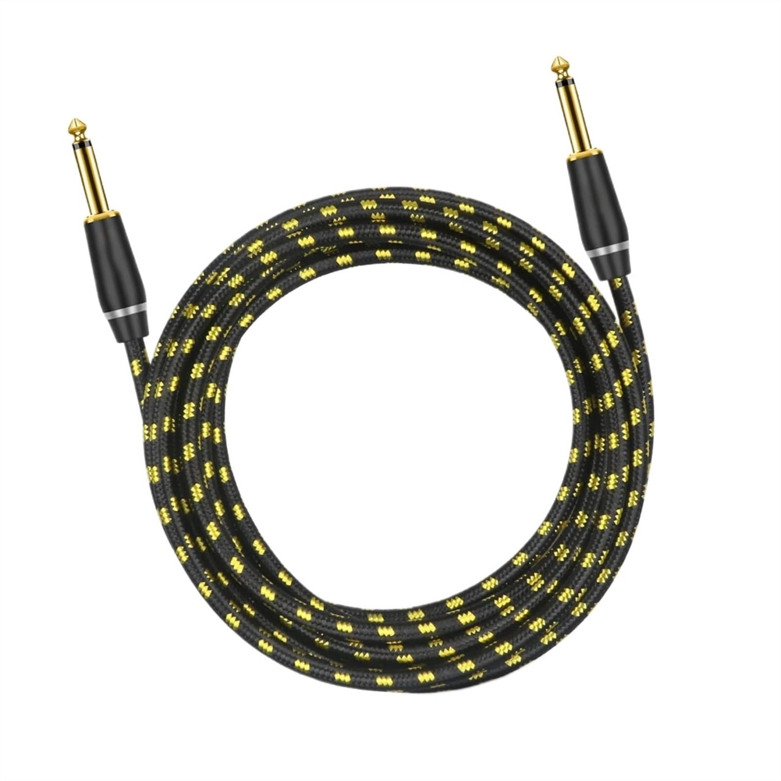 TSTS Cavo Strumento per Chitarra Cavo Per Chitarra Cavo Amplificatore Da 6,5 ​​mm Cavo Da 1/4 Di Pollice A 1/4 Di Pollice Per Basso Tastiera Mixer Amplificatore Altoparlante E Altro(TS,5m)