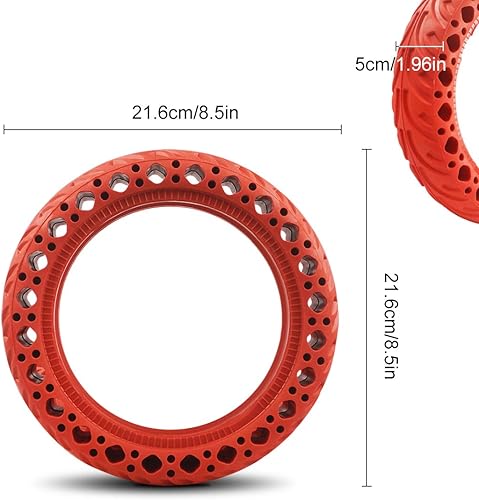 Miniatura 4 de AtfArt Scooter Replacement Tires Colored Solid Honeycomb Tyres for Xiaomi M365Pro 8.5 in Tire