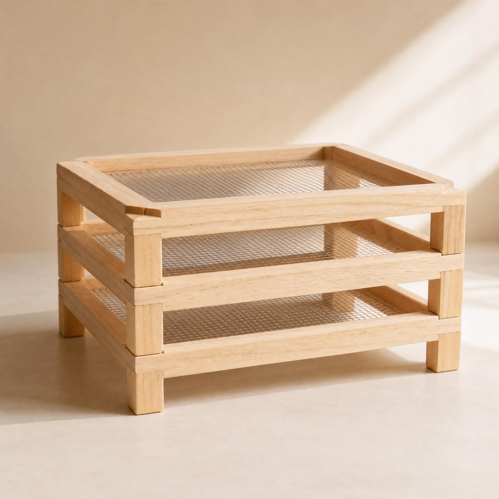 Qianly Secado con perficies Malla Apilable Secador Pasta Versátil Escurridor Pasta Cocina para Hogar, Balcón