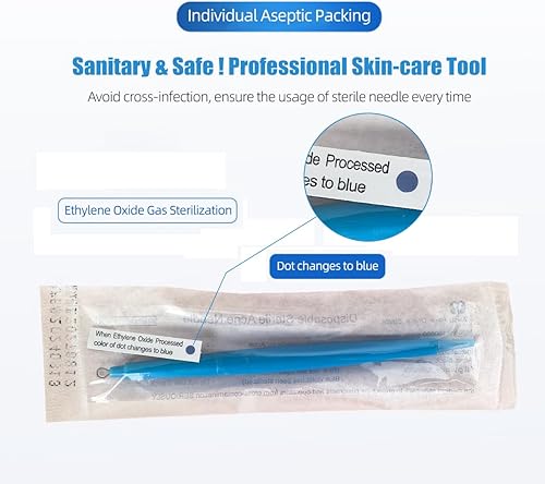 Miniatura 3 de Paquete de 10 herramientas desechables estériles para eliminar el acné, herramienta segura para eliminar espinillas, herramienta de extracción de