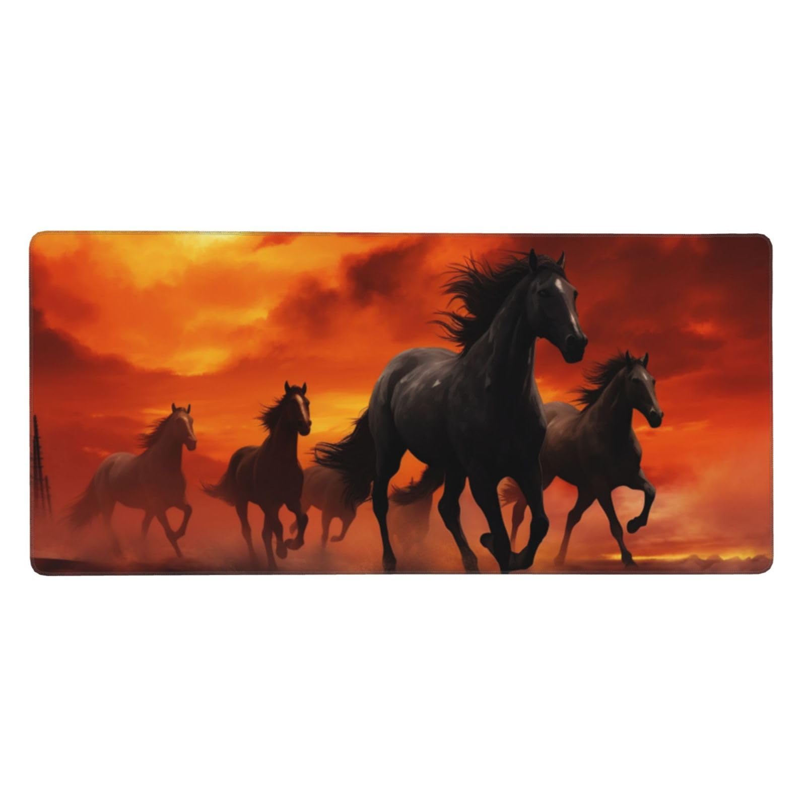 Tapis de souris de jeu étendu grand format 90x40cm tapis bureau écriture - 8