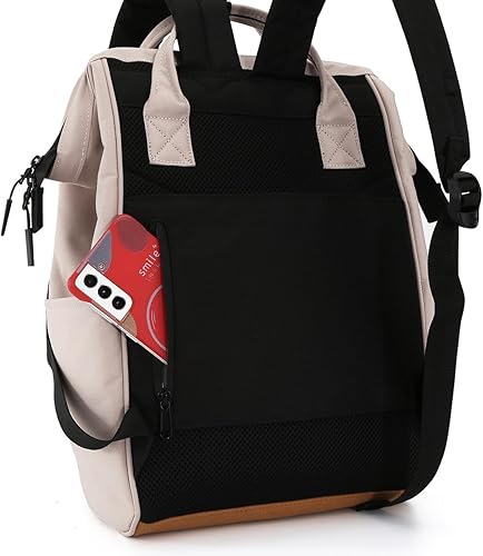 Miniatura 5 de Himawari Mochila escolar de viaje con puerto de carga USB, bolsa de trabajo de doctor de 15.6 pulgadas para mujeres y hombres, estudiantes