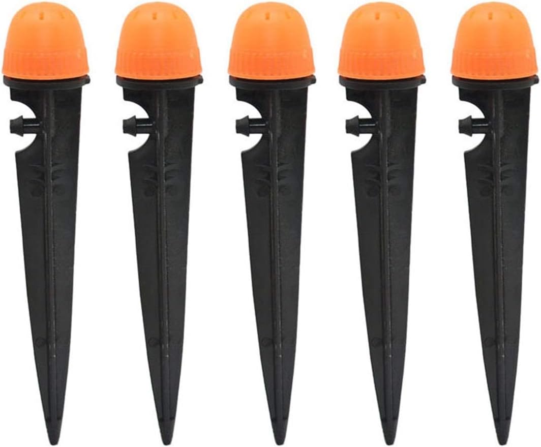 Gardening Watering System Tools 50 Orange 360-degree Sprinklers, Adjustable, with Supporting Dripper Mist Nozzles, for Garden Irrigation (Color : B)