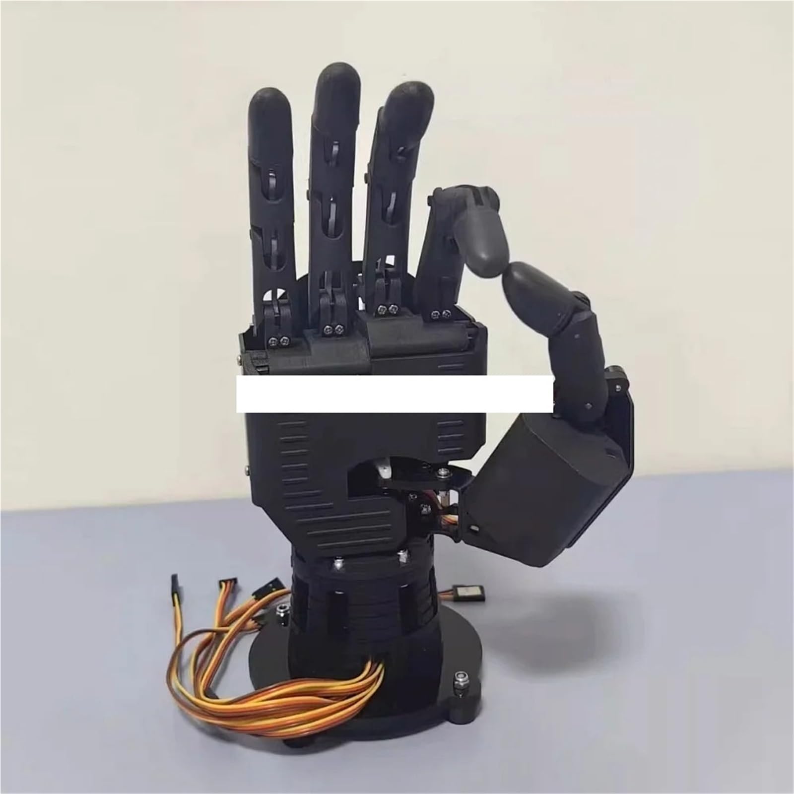6 DOF Robot humanoidalny Ręka Biomimetyczna mechaniczna dłoń 6-Servo Elastyczne ramię mechaniczne Zmontowany ekspres DIY(Left Hand)