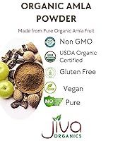 Vista 2 de Amla en polvo orgánico de 1.25 libras (20 onzas), puro, probado en laboratorio, sin gluten, sin OMG, polvo de amalaki puro de la India, vitamina C