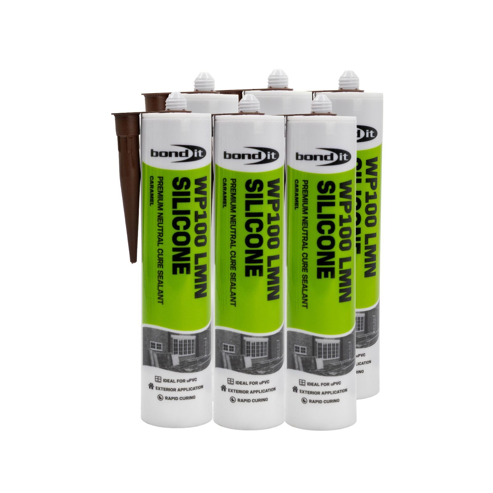 Bond-It WP100 Neutral Silicone Sealant (6 Pack) - Caramel