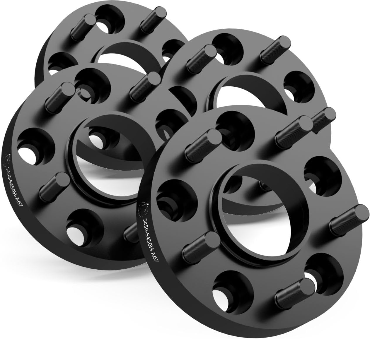 Wheel Accessories Parts 4 Pcs Hub Centric Wheel Spacers 5x4.5 5x114.3mm 1 inch Thick 67.1mm Hub M12x1.5 12x1.5 Thread Stud Fits Hyundai ｜ KIA ｜ Mazda ｜ Mitsubishi ｜ Jeep Compass Patriot Vehicles