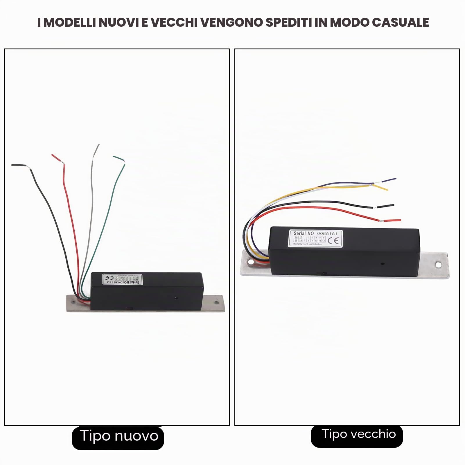 12V/24V serrature elettromagnetiche, Alluminio singola porta Elettrica Magnetica Blocco Controllo di Accesso Segnale Feedback per Porta in Vetro/Porta in Legno