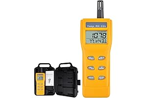 CO2 Meter Portable: Track Air Quality with Precision