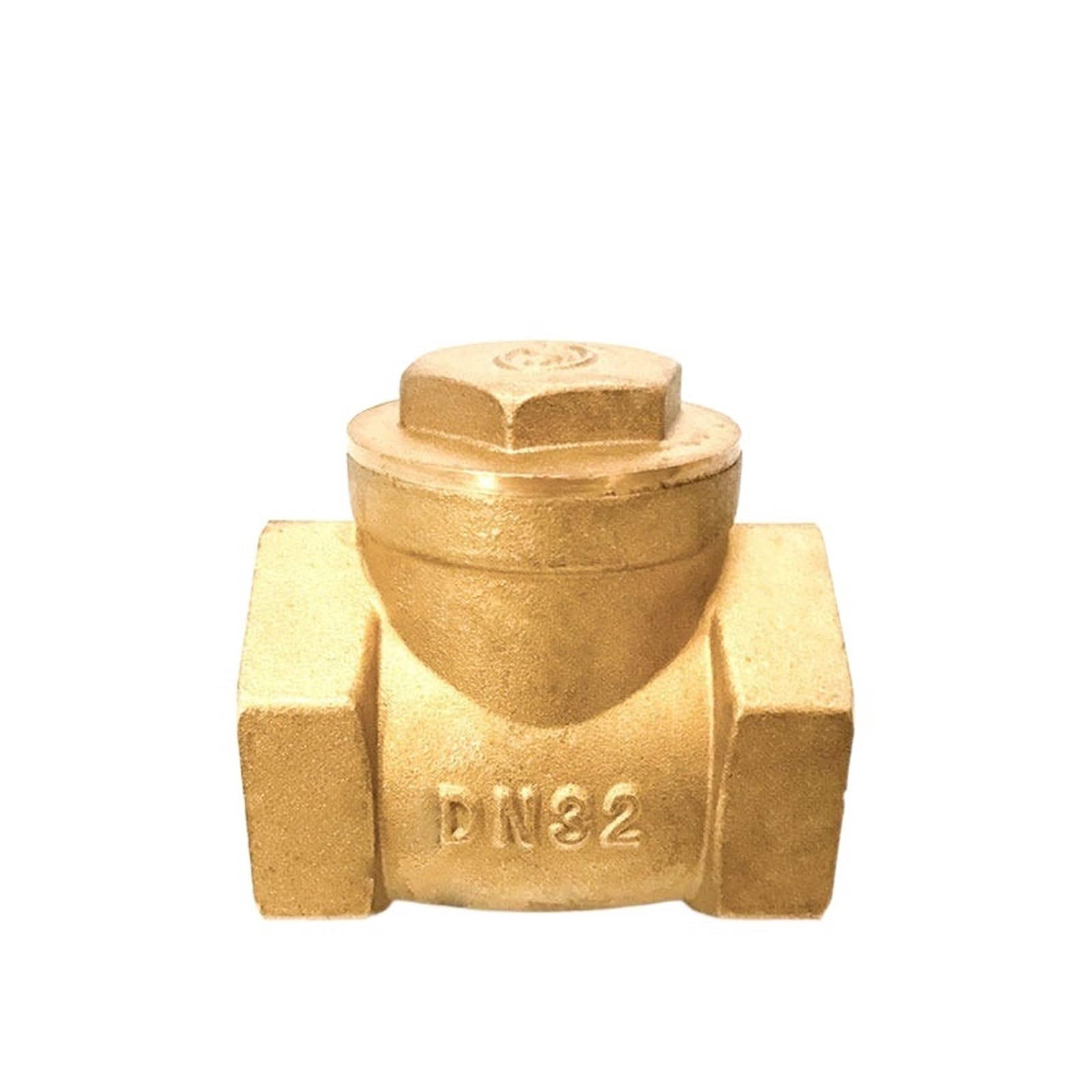 zawór zwrotny, Poziomy mosiężny zawór zwrotny jednokierunkowy z gwintem wewnętrznym 1/2"-4"