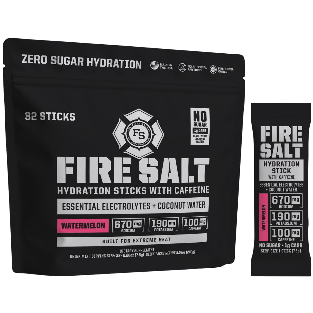 Fire Salt Variety Pack Electrolyte Hydration Sticks, Zero Sugar, 32 Count — Amazon image 8