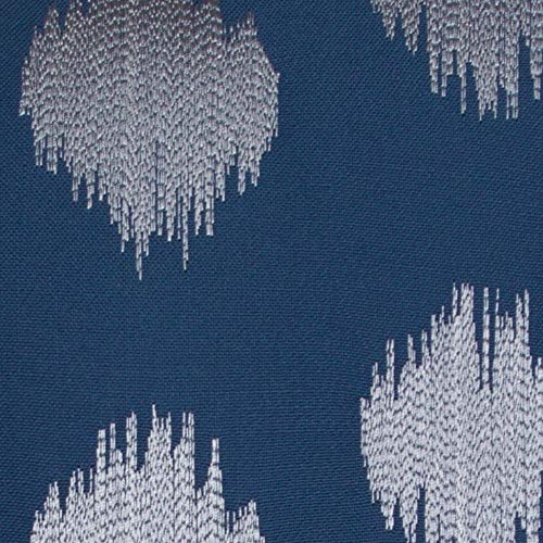 Thro TH013383014E Almofada bordada Ikat metálica Deniz, 50,8 cm x 50,8 cm, verde-petróleo