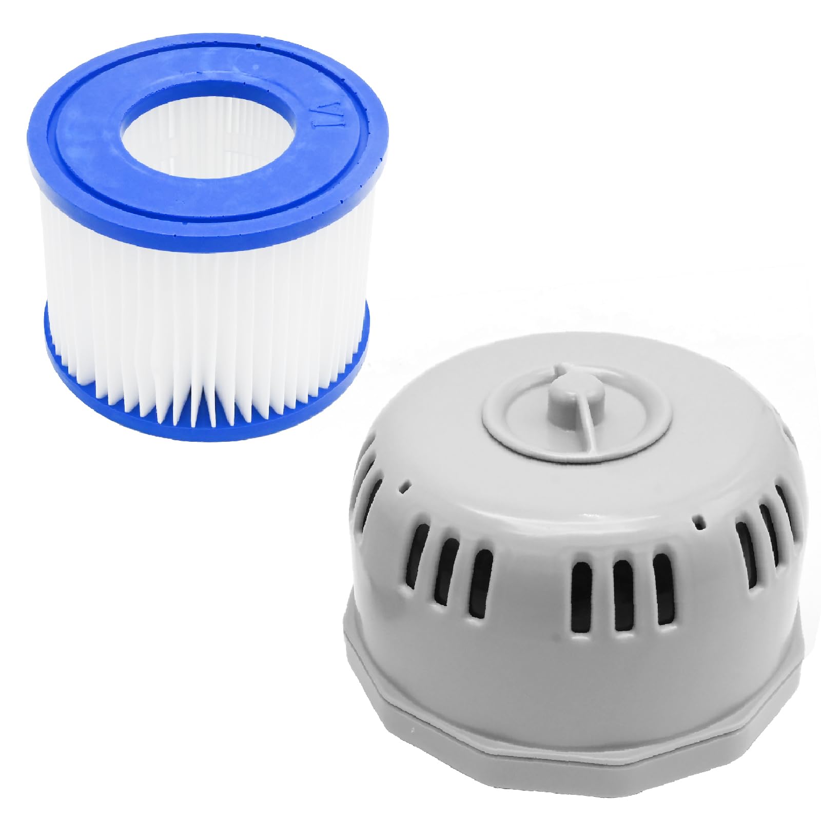 VIKKSAER P6653 P05343 Filter Holder w/Hot Tub Cartridge, Replacement for Hot Tub Parts Filter Cartridge Holder 54123 54112 54148 54113 54129 54144 54129 Size VI