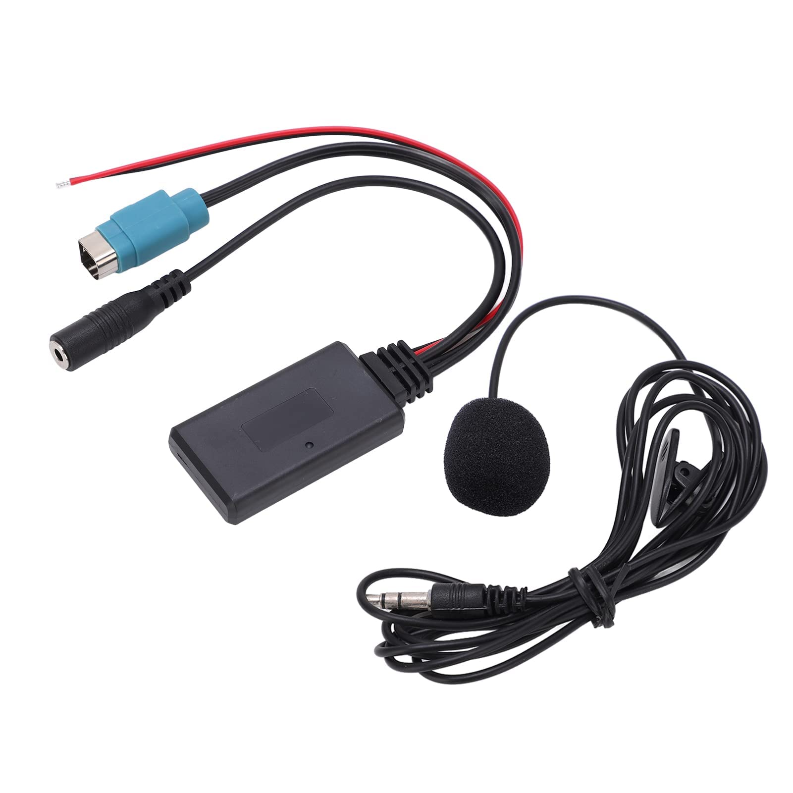 Aramox AUX IN Bluetooth Module, Bluetooth AUX IN Cable Adapter Stereo Full Speed with Removable Microphone Replacement for Alpine 2009‑up-image-28