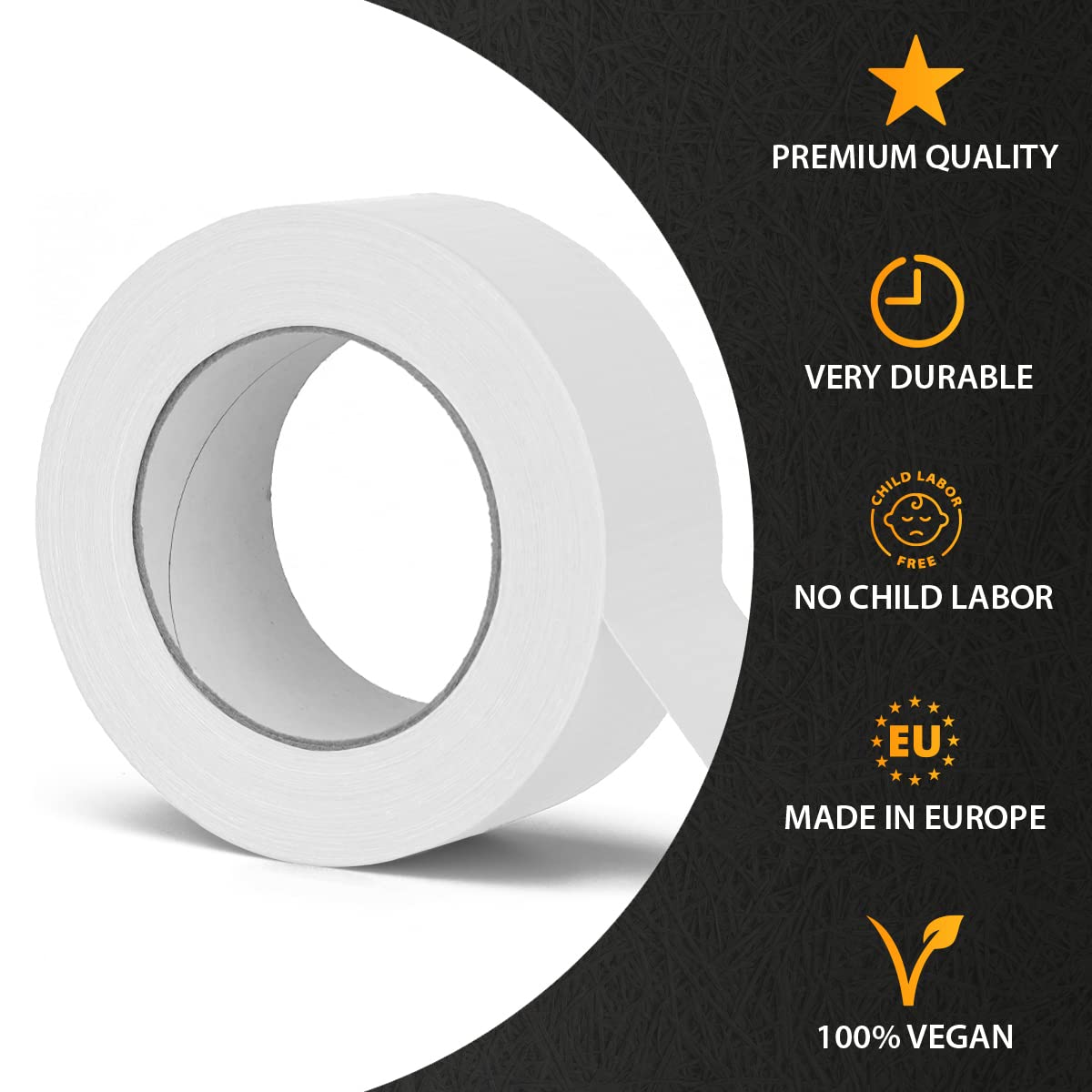 Packing - Cinta adhesiva (24 unidades, 50 m x 48 mm), color blanco