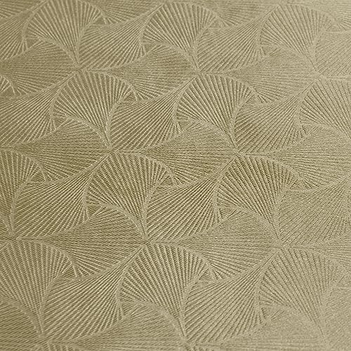 Image of Deconovo Fashionable Rod Pocket Blackout Curtains Room Darkening Curtains Window Treatments Shade Curtains for Study （5.2 Feet-Window） 52W x 63L Inch Beige 2 Drapes