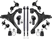 Vista 42 de Detroit Axle - Kit de suspensión completo de 12 unidades para Dodge Ram 1500 4x4 solamente - 2 brazos de control superiores y rótulas, 2 rótulas