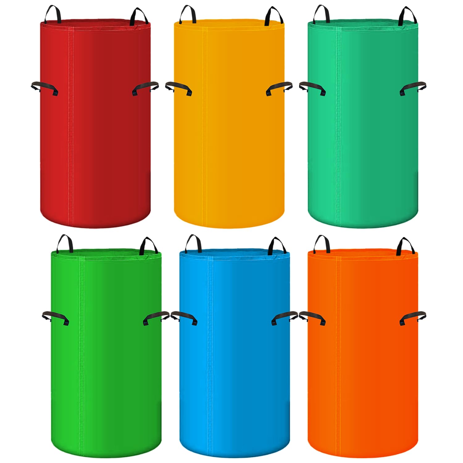 47 PCS Outdoor Games Set Potato Sack Race Bags Sack Race Bags for Adults Bean Bag Toss Game 3 Legged Relay Race Egg Spoon Game Party Blower Carnival Outdoor Lawn Game for Easter Games Party