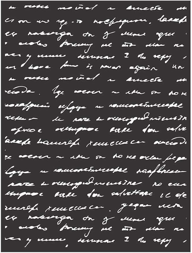 Little Birdie Stencil Script | 7.3 X 9.7 Inch