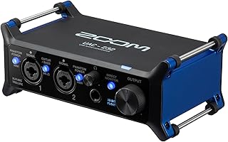 ZOOM USB オーディオインターフェース UAC-232 32bitフロート 録音 ゲイン調整不要 音割れなし 2イン 2アウト 配信 DTM スマホ対応 USB-C 3年保証