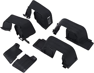 VGEBY RC Mudguards,Mud Guard Fender Flare Plastic DIY Tailored Anti?Bending Fenders for Axial SCX10II 1/10 Installation Rear Mudguards RC Accessories Car Model Accessory